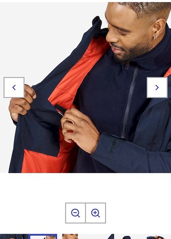 Erkek Lacivert Midi Mont - Görsel 3