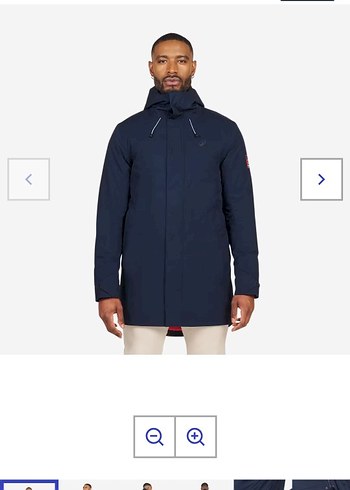 Erkek Lacivert Midi Mont - Görsel 2