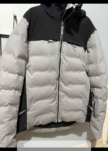 Gri Erkek Spor Mont Yüksek Yaka - Görsel 6