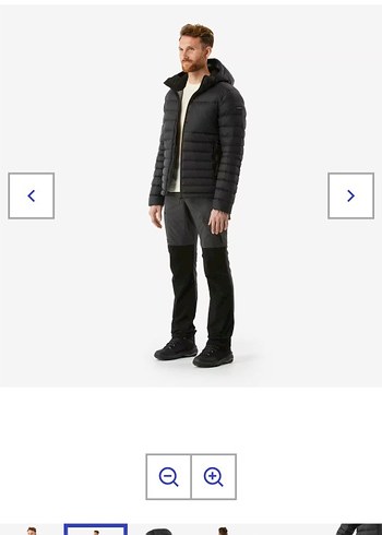 Erkek Siyah Kapüşonlu Şişme Mont - Görsel 3