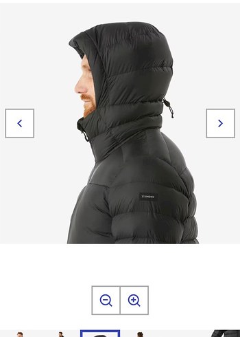 Erkek Siyah Kapüşonlu Şişme Mont - Görsel 10