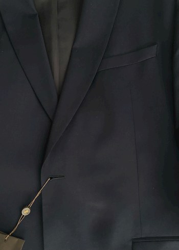 Düğmeli Lacivert Erkek Takım Elbise üstü - Görsel 6