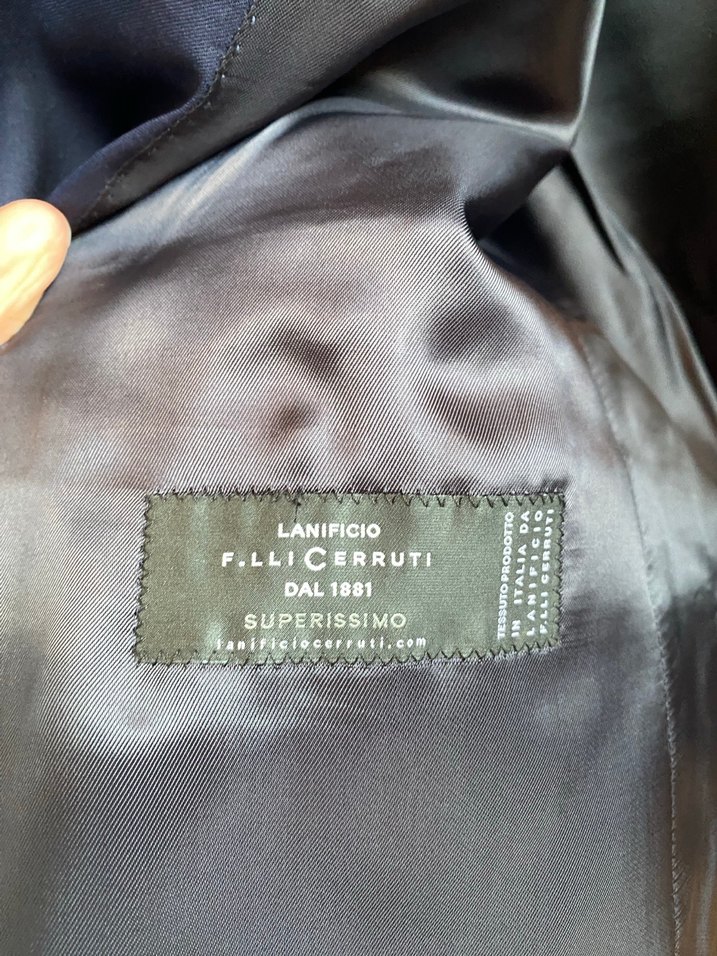 Düğmeli Lacivert Erkek Takım Elbise üstü - Görsel 2