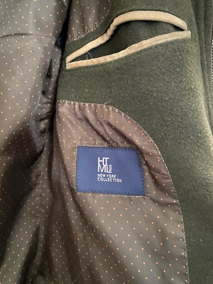 Düğmeli Erkek yeşil Günlük Ceket Hatemoğlu - Görsel 4