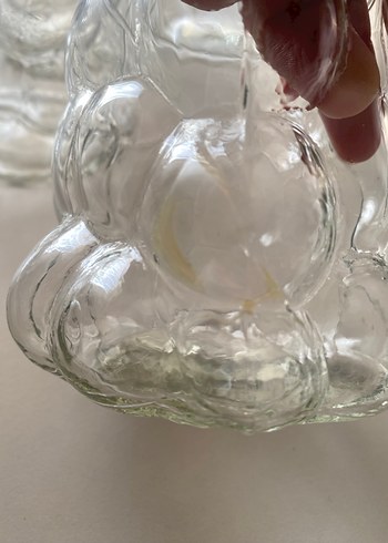 Beyaz Şeffaf üzüm Bardak Seti - Görsel 2