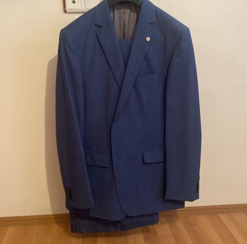 Mavi takım elbise - Görsel 4