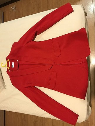 Kırmızı blazer ceket