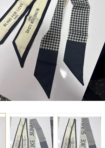 Saç boyun çanta aksesuar fular - Görsel 3