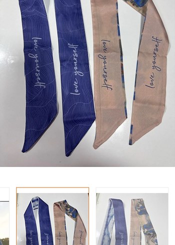 Saç boyun çanta aksesuar fular - Görsel 5