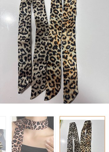 Saç boyun çanta aksesuar fular - Görsel 7