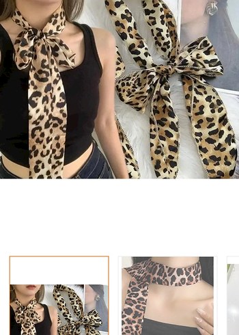 Saç boyun çanta aksesuar fular - Görsel 8