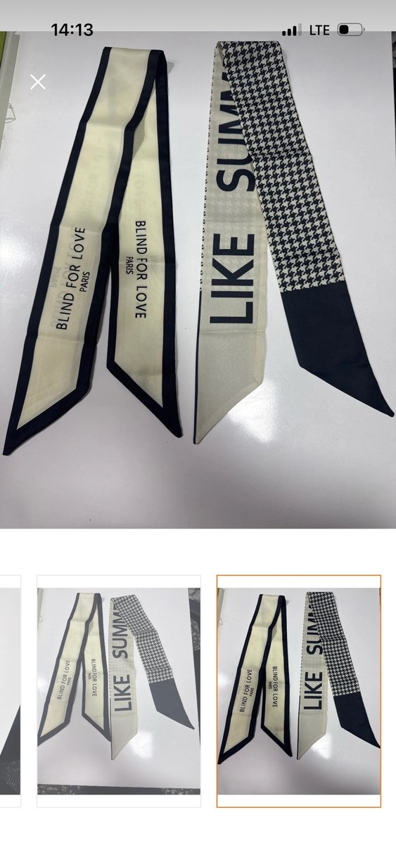 Saç boyun çanta aksesuar fular - Görsel 4