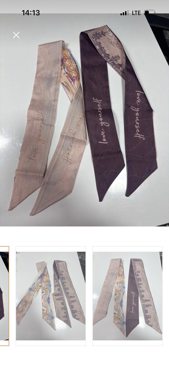 Saç boyun çanta aksesuar fular - Görsel 2