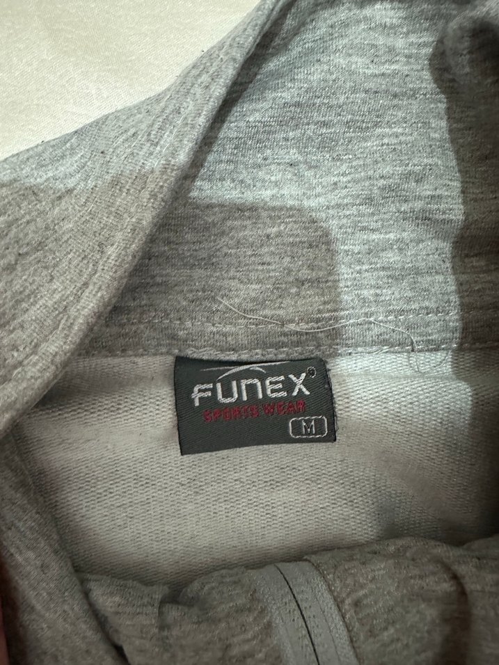 Gri Fermuarlı Yüksek Yaka Ceket - Görsel 2