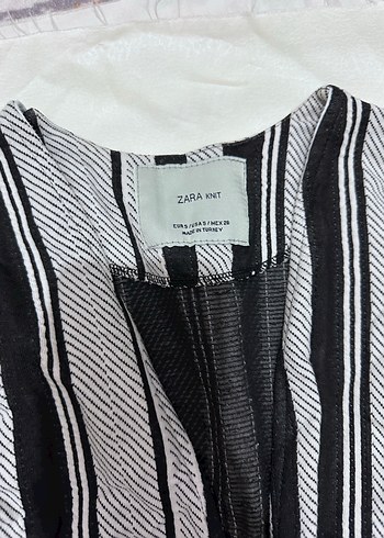 Zebra Desenli Uzun Kollu Hırka - Görsel 2