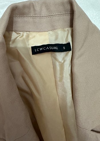 Bej Düğmeli Kadın Blazer Ceket - Görsel 2