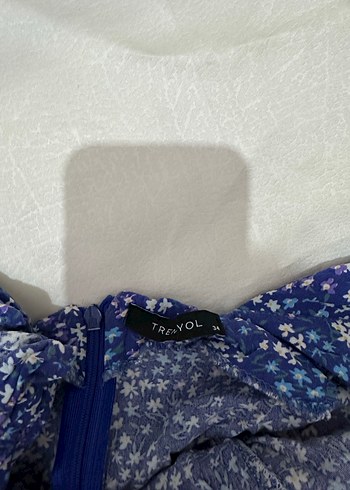 Mavi Renkli Uzun Bohem Kadın Elbise - Görsel 2