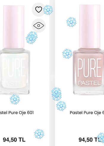 Pure Pastel Oje 2 adet - Görsel 2