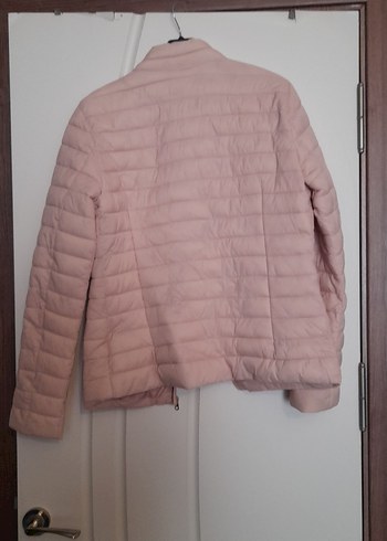 l Beden Pembe Fermuarlı Kadın Mont