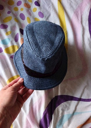 Kadın/erkek Mavi Örgü Denim Şapka