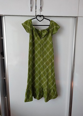 Yeşil Bohem Midi Elbise #women'secret