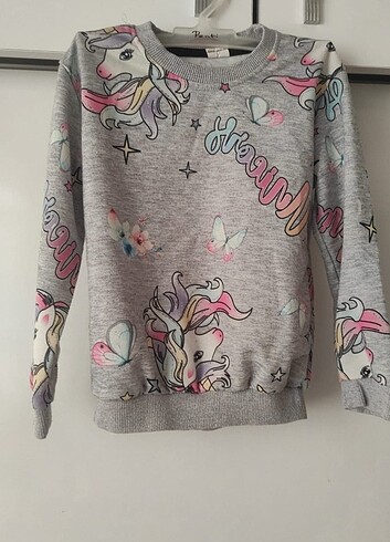 Pamuklu penye Sweatshirt /pijama üstü 