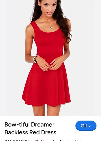 Kırmızı skater mini parti elbise