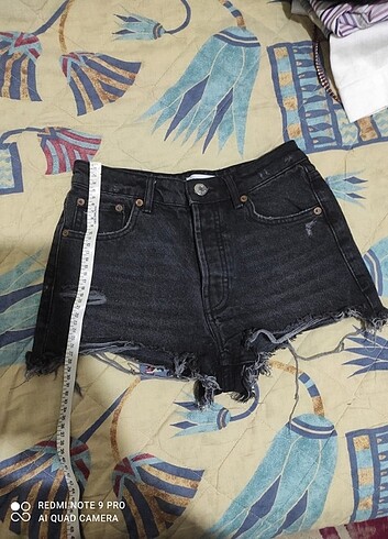 xs Beden Zara mini jean şort denim