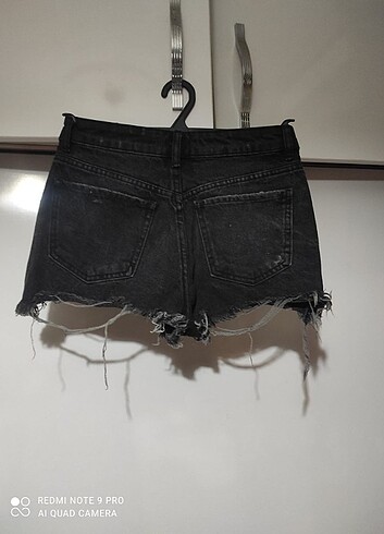 xs Beden siyah Renk Zara mini jean şort denim