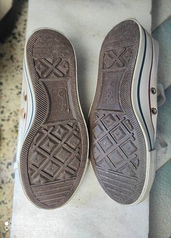37 Beden Converse all star bez ayakkabı vintage
