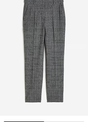 Kareli sigaret Kumaş pantolon - Görsel 10