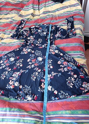 Degaje yaka elbise - Görsel 6