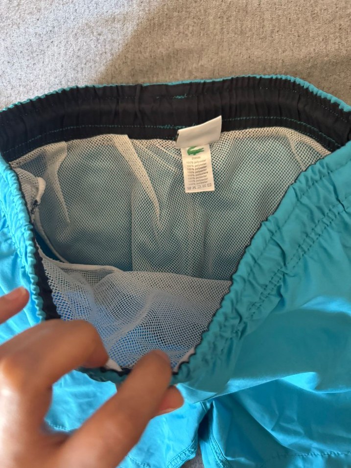 Lacoste Erkek Mavi Mini Yüzme Şortu - Görsel 3