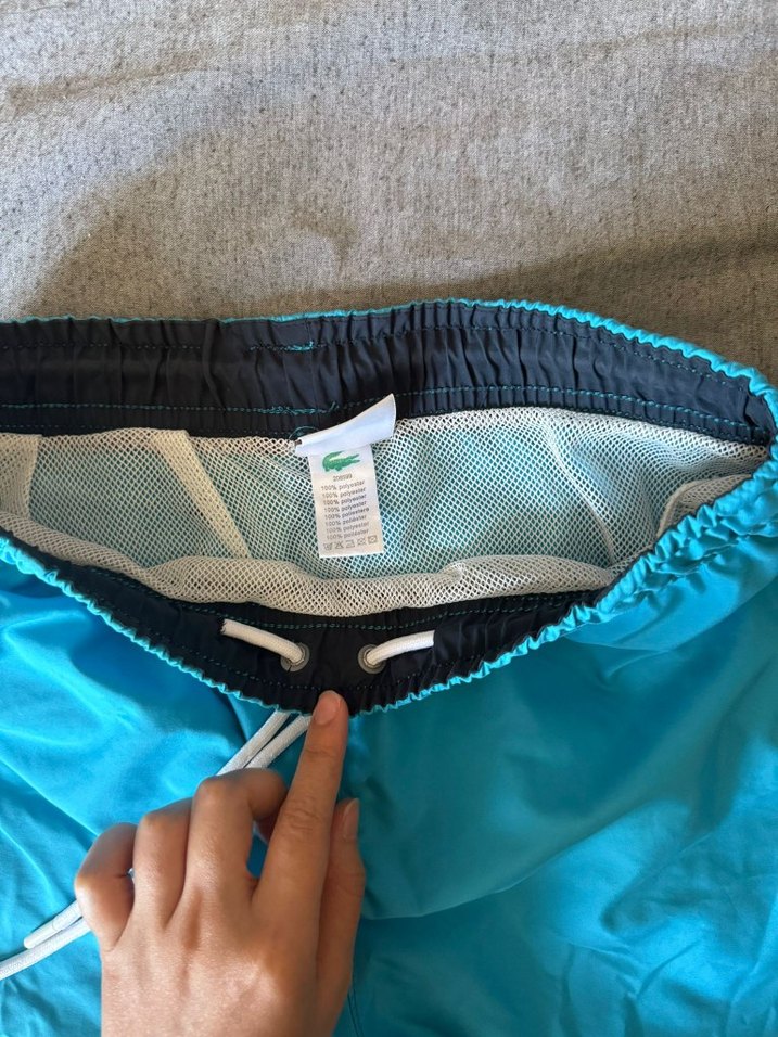 Lacoste Erkek Mavi Mini Yüzme Şortu - Görsel 2