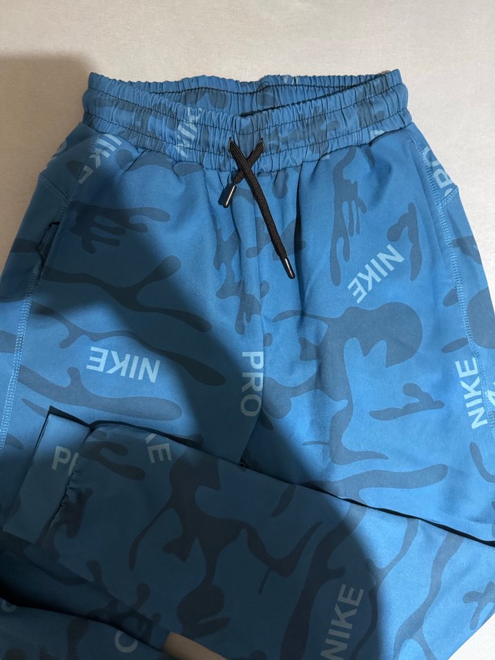 NİKE Rahat Kesim Mavi Baskılı Erkek Outdoor Eşofman - Görsel 2