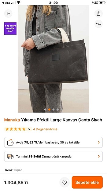  Beden Manuka çanta