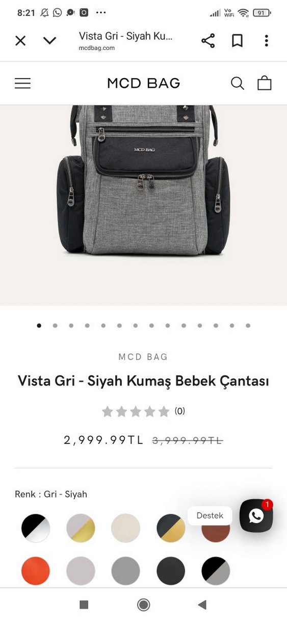 anne bebek bakım cantasi - Görsel 5