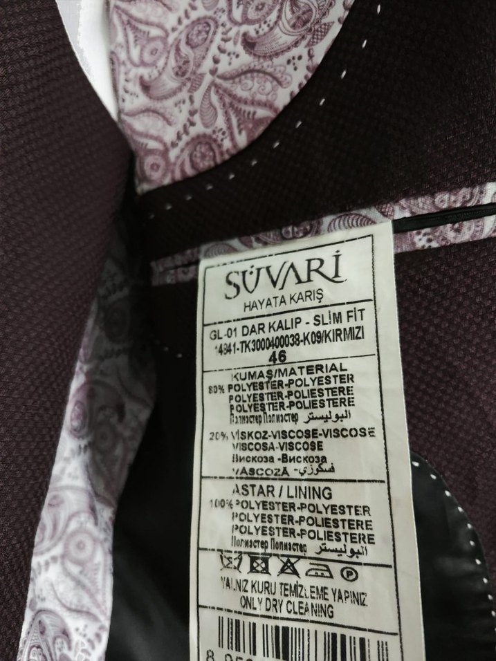 Damatlik bordo - Görsel 5