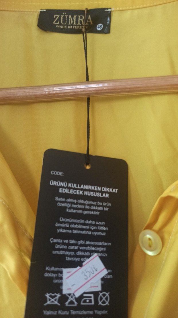 Uzun Kollu Düğmeli tiril Gömlek - Görsel 3