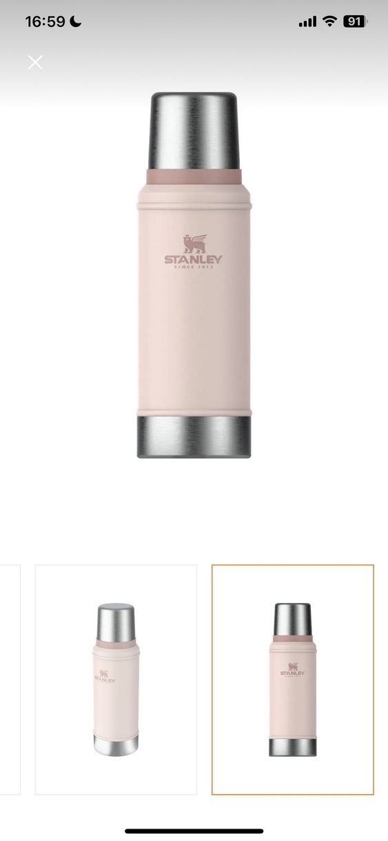 Stanley Pembe Pastel Termos Şişe - Görsel 2