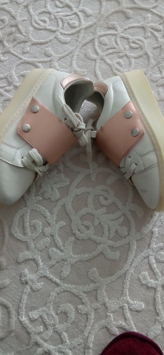 Beyaz Kadın Dolgu Topuklu Spor Ayakkabı - Görsel 5