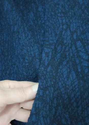 Düğmeli Lacivert Yün Erkek Kaban - Görsel 4