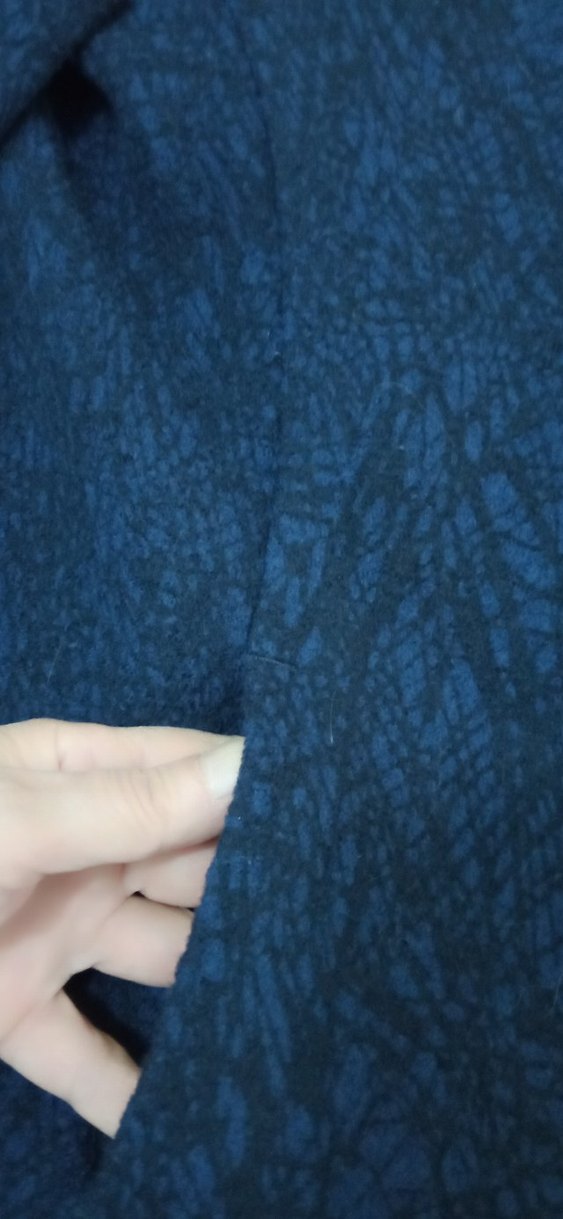 Düğmeli Lacivert Yün Erkek Kaban - Görsel 4