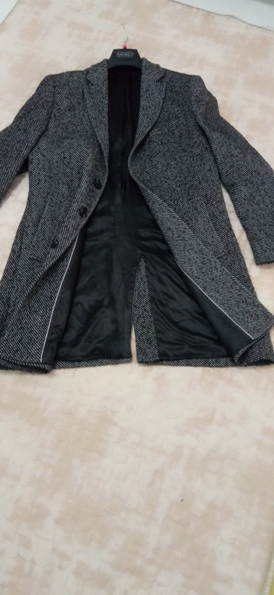 Erkek kışlık trenç kaban - Görsel 2