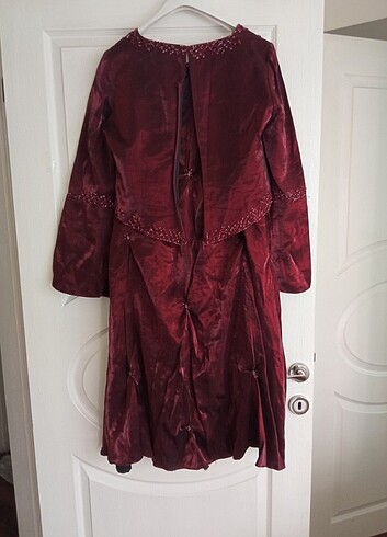 Bordo ikili takım abiye  - Görsel 6