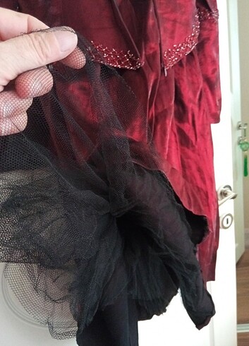 Bordo ikili takım abiye  - Görsel 7