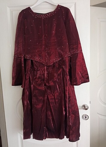 Bordo ikili takım abiye  - Görsel 9