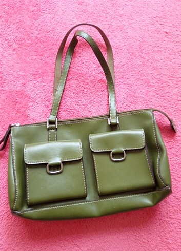 Haki yeşil kol çantası 