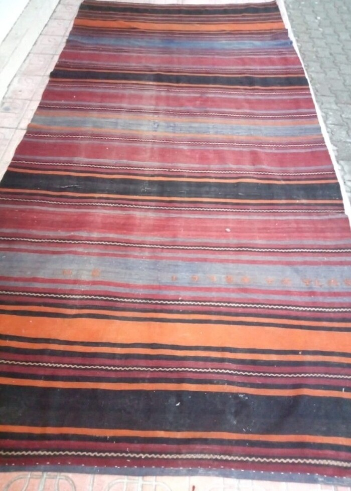 Kök boya antika el dokuma kilim - Görsel 2
