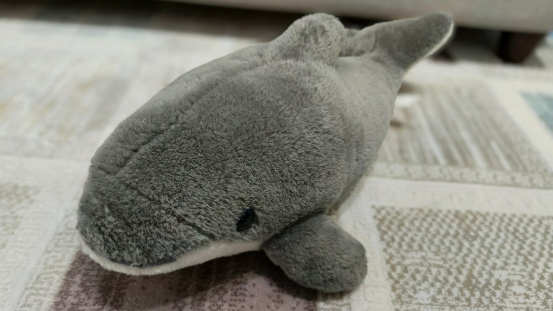 Gri köpek balığı Peluş Oyuncak - Görsel 3